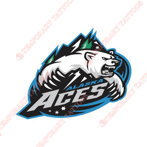 Alaska Aces Customize Temporary Tattoos Stickers NO.9214